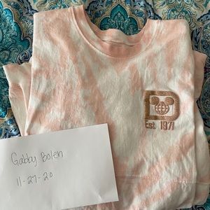 Disney Rose Gold Tie Dye Spirit Jersey